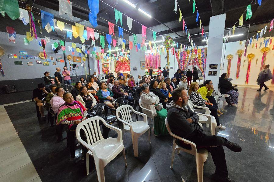 Evento foi realizado na Ocupação São João, localizada em prédio no centro da capital paulista, na Av. São João