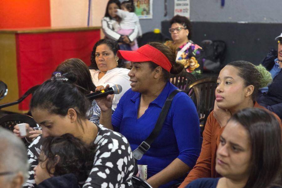 Evento foi realizado na Ocupação São João, localizada em prédio no centro da capital paulista, na Av. São João