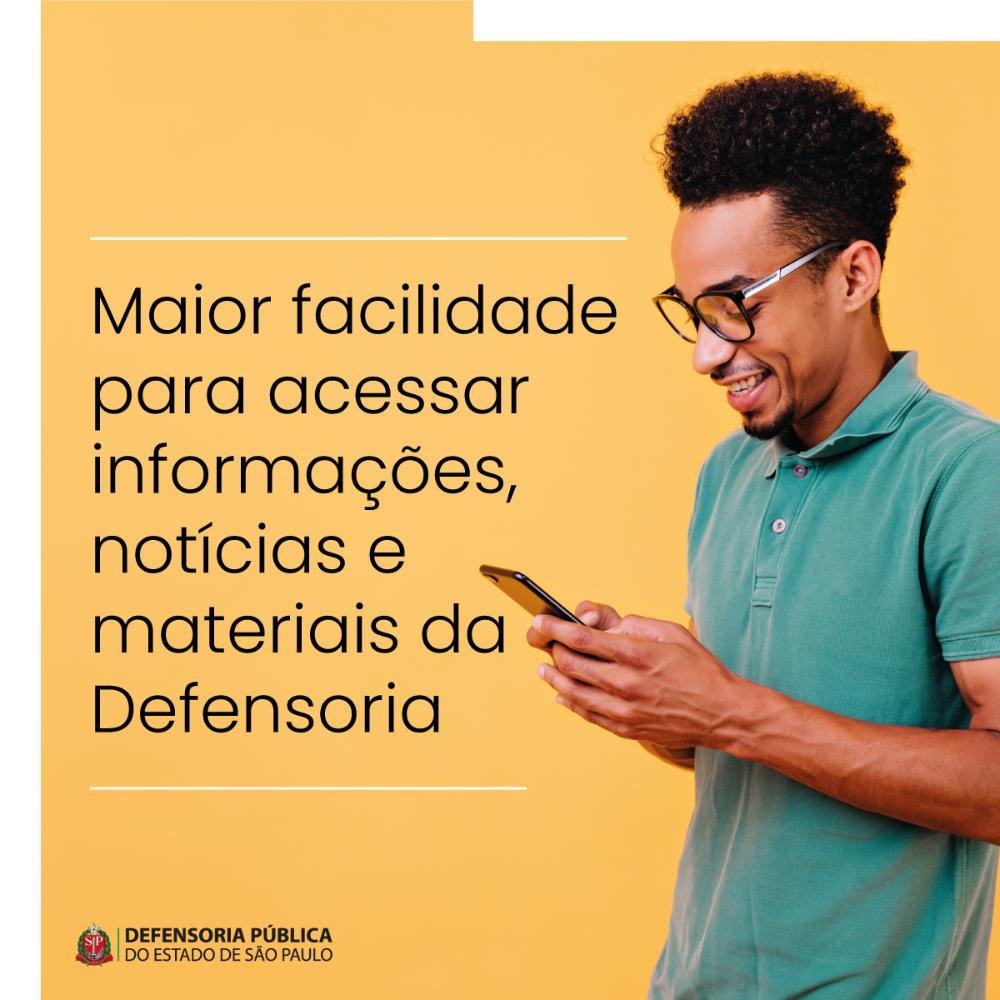 A Defensoria Pública de SP está de cara nova na internet! 