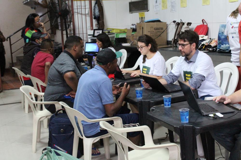 Lançamento foi realizado na Sefras, local de acolhida à população em situação de rua