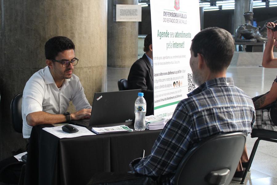 Defensoria Pública prestou atendimento e orientações jurídicas em áreas como família, cível e criminal | Foto: Bruna Quirino/DPE-SP