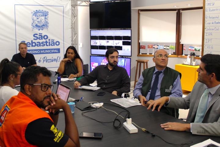 Reunião realizada no dia 22/3 com representante do governo paulista. Foto: Marcelo Valeta