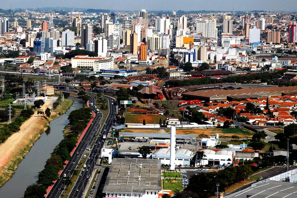 Imagem panorâmica da cidade de Sorocaba l Foto: Prefeitura de Sorocaba