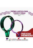 A imagem possui o nome do prêmio em Roxo e Verde musgo e uma colagem da estatueta que é entregue para os escolhidos nas práticas premiadas. 